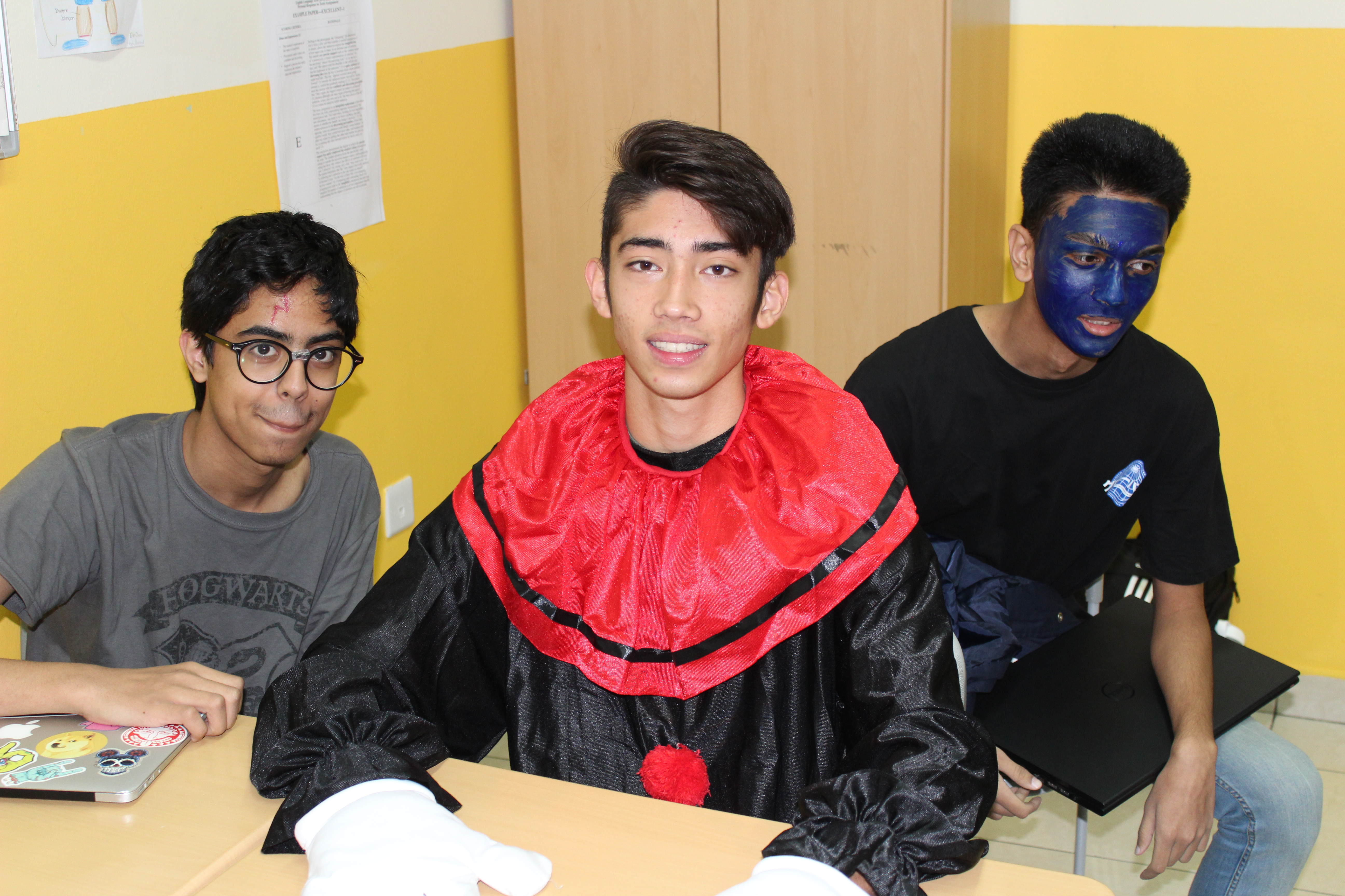 Students dressed up as fictional characters